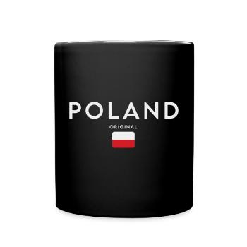 Flag of Poland, Polish pride - Full Colour Mug - black - Front