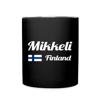 Mikkeli Finland- Stylish prints - Full Colour Mug - black - Front