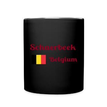 Schaerbeek Belgien - Stilvolle Drucke - Tasse einfarbig - Schwarz - Vorne