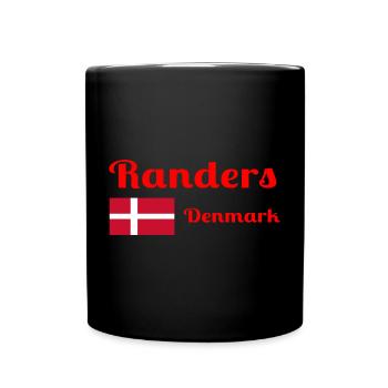 Randers Dänemark - Stylische Drucke - Tasse einfarbig - Schwarz - Vorne