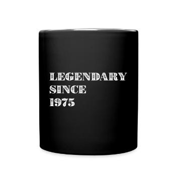 Millésime 1975 Légendaire Depuis Graphique - Mug uni - noir - Devant