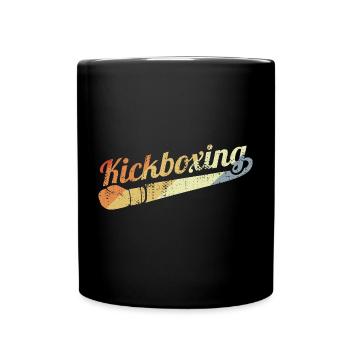 Vintage Kickboxing - Mug uni - noir - Devant