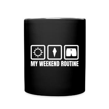 Amateur de crème glacée - Mug uni - noir - Devant