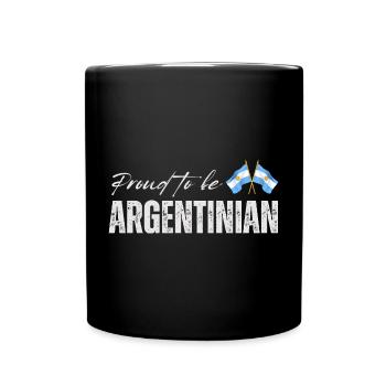Fière Argentine, j’adore l’Argentine - Mug uni - noir - Devant