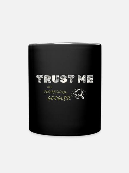Un gars qui sait tout - Mug uni - noir