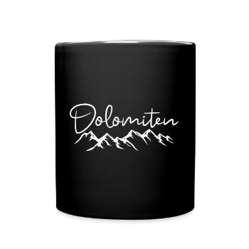 Dolomites Alpes Montagnes - Mug uni - noir - Devant