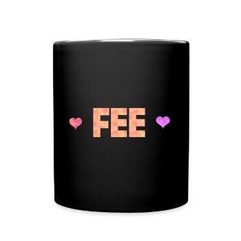 fata - Tazza monocolore - nero - Fronte