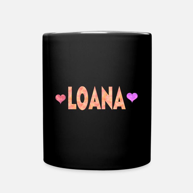 Loana - Tasse einfarbig - Schwarz