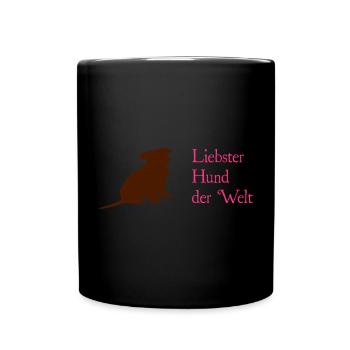 dog - Full Colour Mug - black - Front