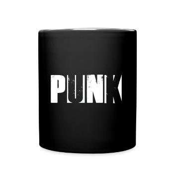 Punk - C'est ma musique! - Mug uni - noir - Devant