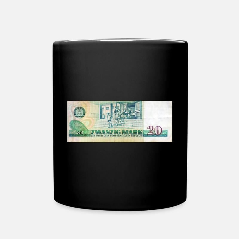 20 mark der ddr - Mug uni - noir