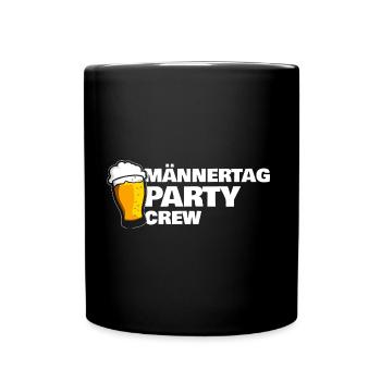 Fête de la bière avec hommes en tournée - Mug uni - noir - Devant
