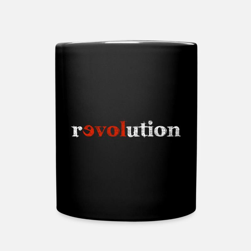 Revolution - Tasse einfarbig - Schwarz