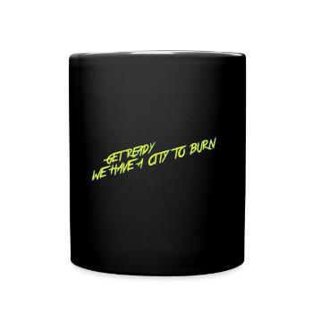 Préparez-vous Cyber Punk Keanu Reeves - Mug uni - noir - Devant
