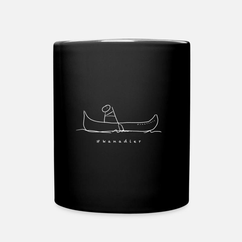 kanadier - Tasse einfarbig - Schwarz