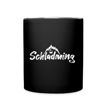 Schladming - Mug uni - noir - Devant
