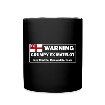 Grumpy Ex-matelot - Full Colour Mug - black - Front