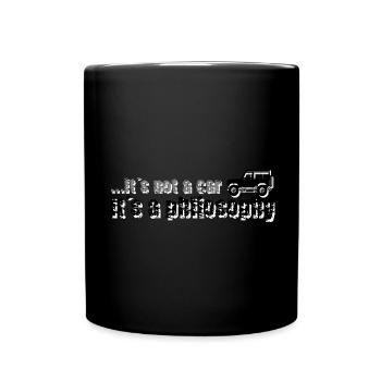 Philosophy Defender Land-Rover - Mug uni - noir - Devant