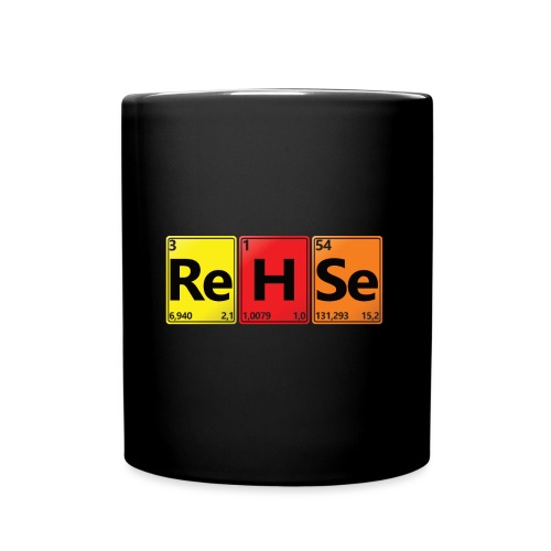 REHSE - Dein Name im Chemie-Look - Tasse einfarbig