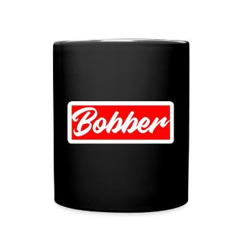 bobber chopper biker autocollant de croisière autocollant - Mug uni - noir - Devant