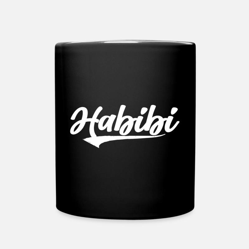 habibi liebling schatz freundin beste besti liebe - Tasse einfarbig - Schwarz