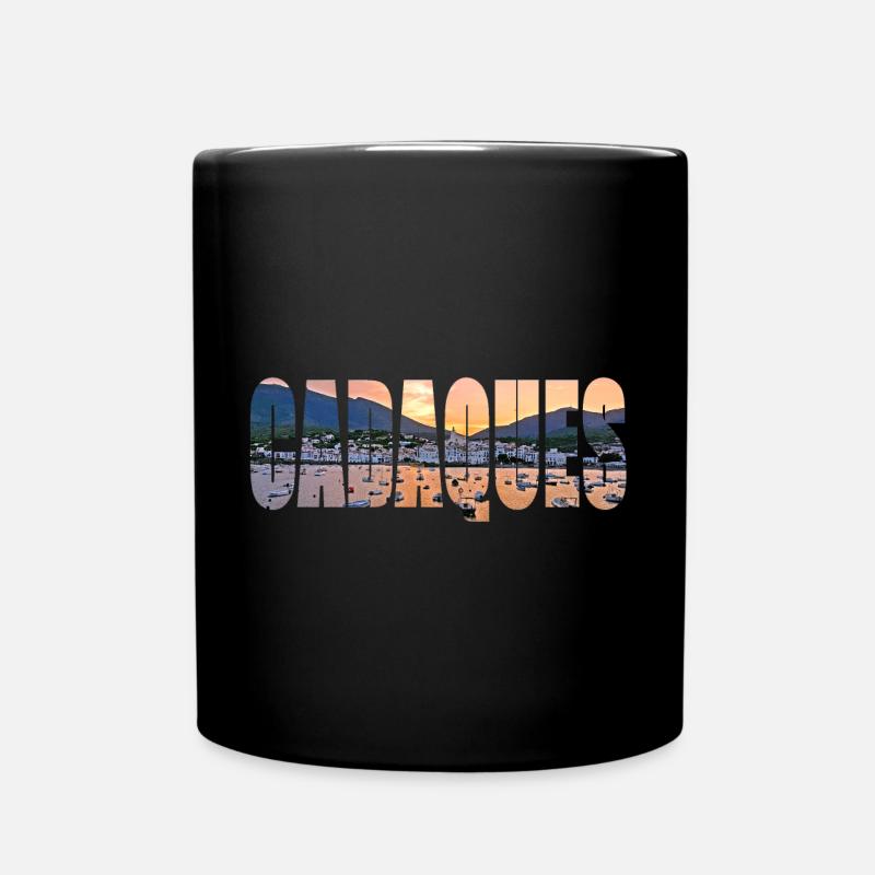 Cadaques Costa Brava - Tasse einfarbig - Schwarz