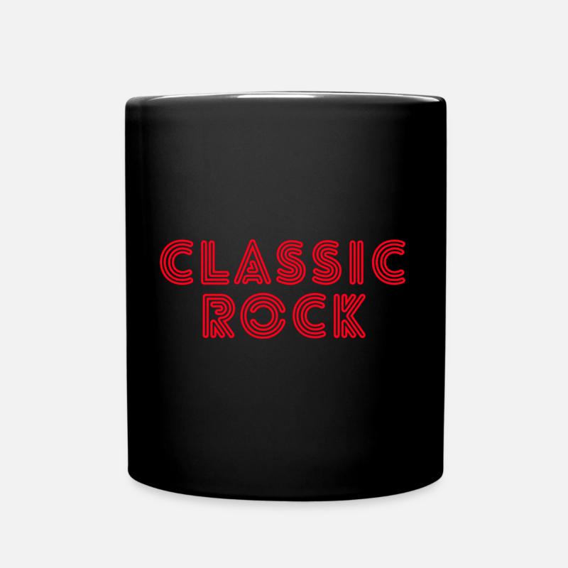 Classic Rock - Tasse einfarbig - Schwarz