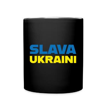 Slava Ukraini No War Frieden Paix - Mug uni - noir - Devant