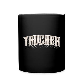 Taucher Tauchen - Tasse einfarbig - Schwarz - Vorne