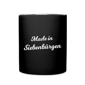 Geboren in Siebenbürgen - Tasse einfarbig - Schwarz - Vorne