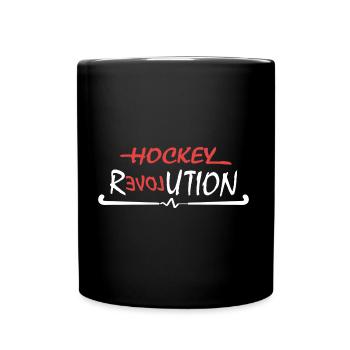 feldhockey hockey hockey-révolution - Mug uni - noir - Devant