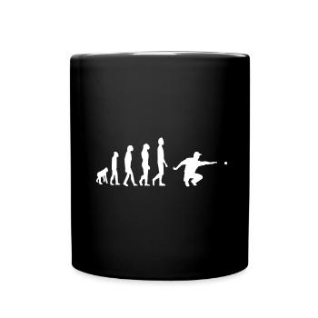 Boule Boccia Petanque Evolution - Tasse einfarbig - Schwarz - Vorne