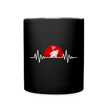 Île de Man Flagge Triskele Drapeau de l’île de Man - Mug uni - noir - Devant