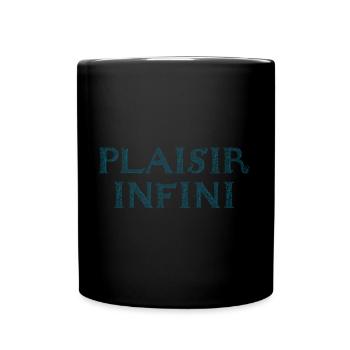 PLAISIR INFINI Baroque Vintage - Mug uni - noir - Devant