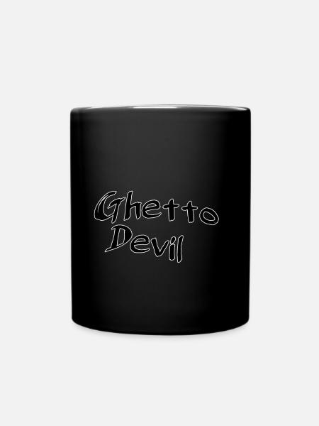 Ghetto devil - Tasse einfarbig - Schwarz