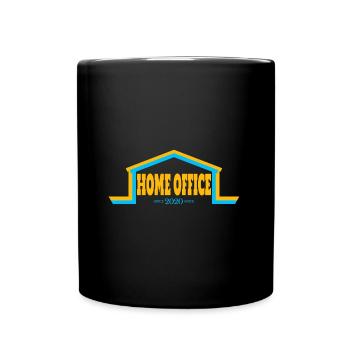 Home Office since 2020 - Tasse einfarbig - Schwarz - Vorne