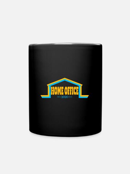 Home Office since 2020 - Tasse einfarbig - Schwarz