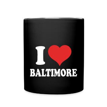 Baltimore - Full Colour Mug - black - Front