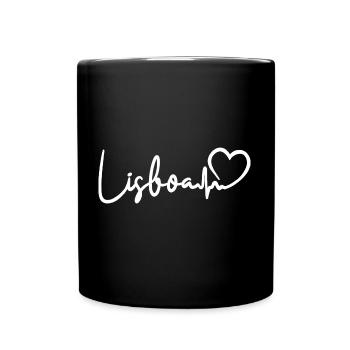 Lisboa Heartbeat Lisbonne - Mug uni - noir - Devant