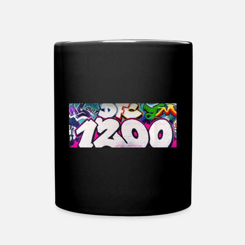 1200 GRAVITY EDIT_1 - Tasse einfarbig - Schwarz