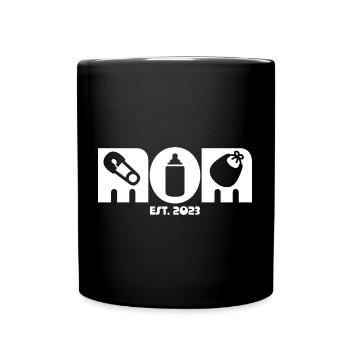 2023, Maman en devenir, annonce de grossesse - Mug uni - noir - Devant