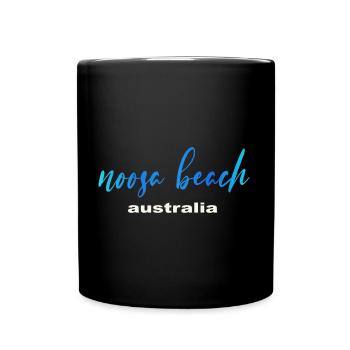 noosa beach australia - Tasse einfarbig - Schwarz - Vorne