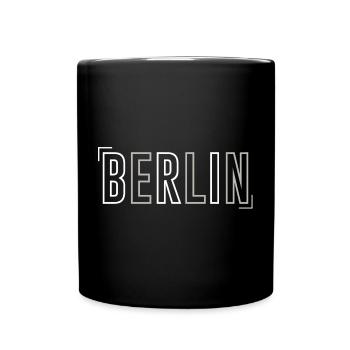 Berlin - Tasse einfarbig - Schwarz - Vorne