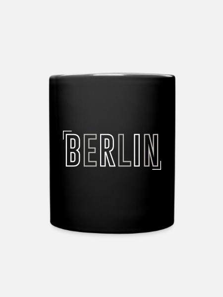 Berlin - Full Colour Mug - black