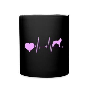 Belgian Groenendael Mama Mom mistress for her - Full Colour Mug - black - Front