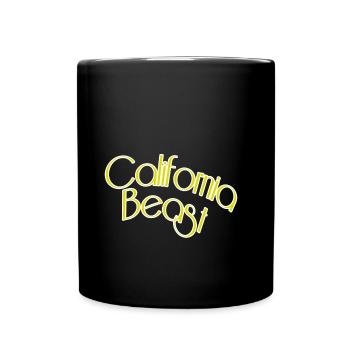 Bête californienne - Mug uni - noir - Devant