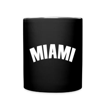 Maillot Miami - Mug uni - noir - Devant