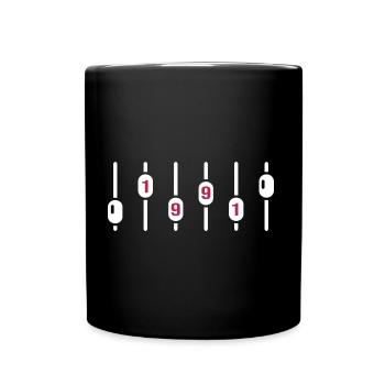 1991Anniversaire anniversaire Ingénieur du son DJ Disco - Mug uni - noir - Devant