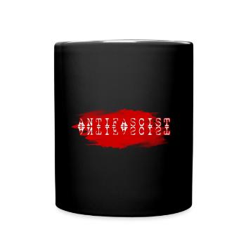 ANTIFASCHIST PROTEST WIDERSTAND - Tasse einfarbig - Schwarz - Vorne