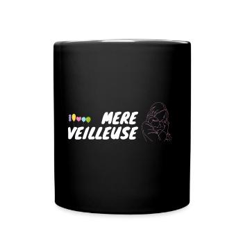 mère veilleuse ballon - Mug uni - noir - Devant
